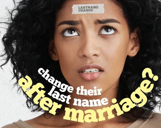 Young Women Are Less Likely To Change Their Name After Marriage