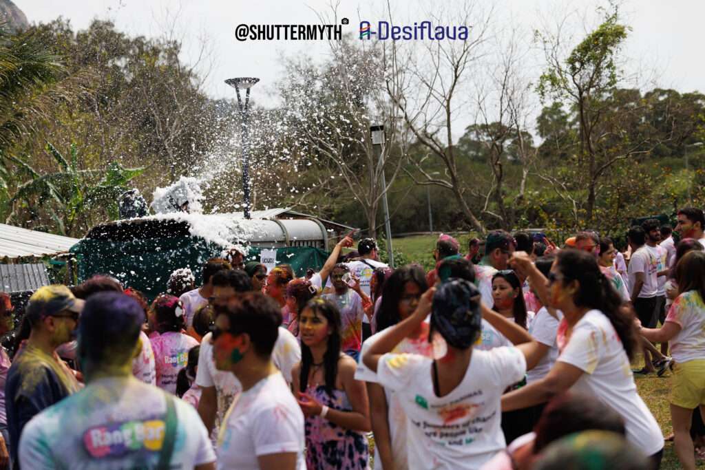 Rang Barse 2026 Holi Festival Hong Kong with families celebrating colors together