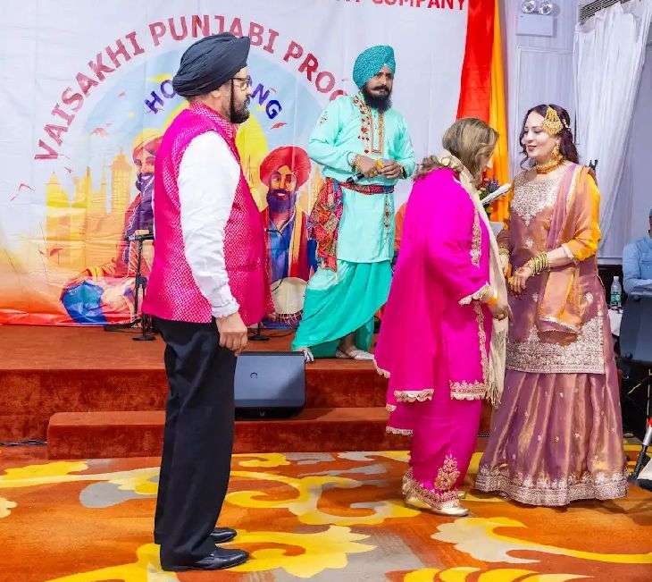 Vaisakhi celebration at India Club Hong Kong with Punjabi dance and music performances