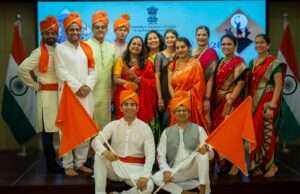 Maharashtra Day 2026 celebration at the Indian Consulate in Hong Kong featuring cultural performances, traditional artifacts, and community members.